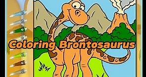 Coloring Brontosaurus