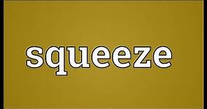 Squeeze Meaning