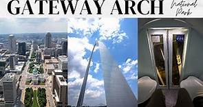 Gateway Arch National Park in St Louis & Taking the Elevator to the Top