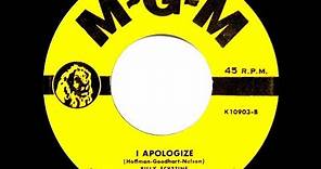 1951 HITS ARCHIVE: I Apologize - Billy Eckstine