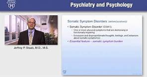 Somatic Symptom Disorders Part I: New Terminology for New Concepts
