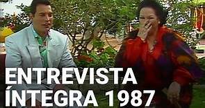 Freddie Mercury y Montserrat Caballé ENTREVISTA ÍNTEGRA 1987 SUBTITULADA