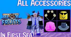 All Accessories Locations in First Sea - Blox Fruits