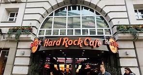 Inside the Hard Rock Cafe, Piccadilly Circus, London!