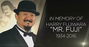 A special look at Mr. Fuji's legendary career