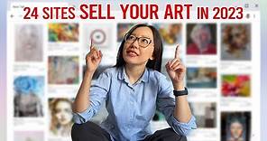 SELL YOUR ART ONLINE AS AN ARTIST IN 2023 | 24 PLATFORMS
