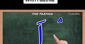 The Arabic Alphabet with Faathia - Learn Arabic Easily
