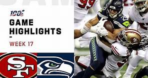 49ers vs. Seahawks Week 17 Highlights | NFL 2019