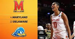 Maryland vs. Delaware - Women's NCAA tournament first-round highlights