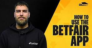 How to use the Betfair App