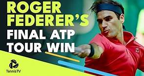 Roger Federer's Final ATP Tour Win!