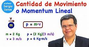 Cantidad de Movimiento o Momentum lineal - linear momentum