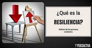 ¿Qué es la Resiliencia?