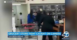 Video: Stater Bros. shopper says he was attacked by manager, employees inside SoCal store l ABC7