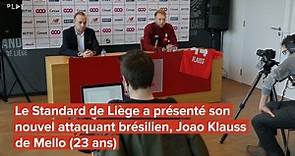 Présentation du nouveau joueur du Standard de Liège, Joao Klauss de Mello
