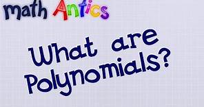Algebra Basics: What Are Polynomials? - Math Antics