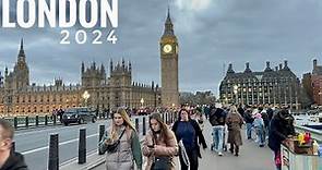 London City Streets Tour 2024 | 4K HDR Virtual Walking Tour around the City |London Summer Walk 2024