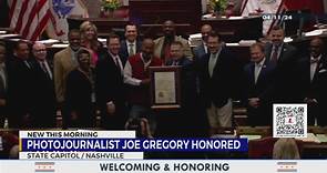 News 2 photojournalist Joe Gregory honored at State Capitol