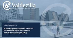 La apuesta por la calidad en el Hospital Universitario Valdecilla: Premios Best in Class (BIC) 2023