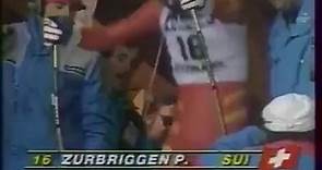 Pirmin Zurbriggen wins downhill (Kitzbühel 1987)