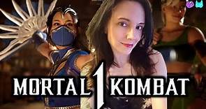 Learning Kitana with Sonya Kameo in MORTAL KOMBAT 1! First Time Playing - Stress Test Games!