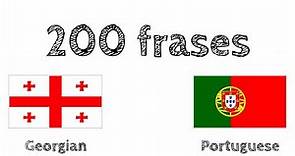 200 frases - Georgiano - Português