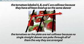 Collinear Points in Geometry | Definition & Examples