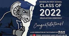 Randolph High School 2022 Graduation Ceremony