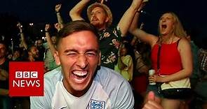 World Cup 2018: How England fans celebrated - BBC News