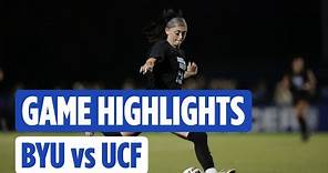 BYU Women's Soccer vs UCF | Full Game Highlights (October 23, 2023)