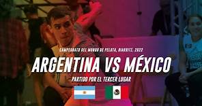 CARLOS TERÁN México vs Argentina. FRONTBALL