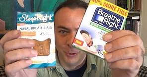 Nasal Strip Review! Breathe Right vs Sleep Right -EpicReviewGuys