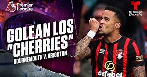 Golazo de Kluivert y goleada - Bournemouth v. Brighton | Premier League | Telemundo Deportes