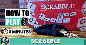 How to Play Scrabble in 3 Minutes (Scrabble Boardgame Rules)