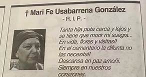 esquela hoy en el diario Vasco a una suegra #suegra #diariovasco #rekadista #txatarrista