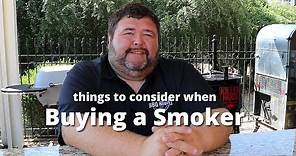 Buying a Smoker | Smoker Buying Guide with Pitmaster Malcom Reed