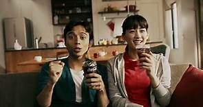 【日本CM】綾瀨遙滿島真之介以加冰可樂在家中過悠閒暢快生活