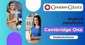 Registro Cambridge One: estudiantes nuevos