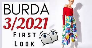 Burda 3/2021 First Look Preview • Burdastyle Germany Sewing Magazine