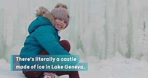 Ice Castles in Lake Geneva