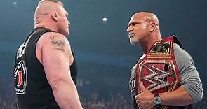 Hard-hitting history between Goldberg and Brock Lesnar