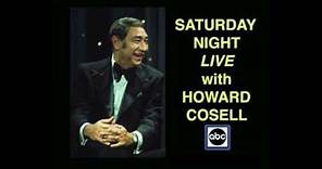 Audio of "Saturday Night Live With Howard Cosell" 9/27/75