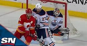 Mikael Backlund Tips In Top-Shelf Goal Off Shot From Michael Stone