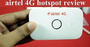 Airtel 4G HotSpot Portable Wi-Fi Router Unboxing & Review