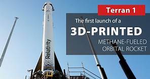 Watch live as Relativity Space tries again to launch 3D-printed, methane-fueled Terran 1 rocket
