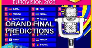 EUROVISION 2023: GRAND FINAL - Team Winner Prediction - Top 26