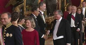 Cena de Gala en honor del Presidente del Perú, Martín Alberto, y Maribel Díaz Cabello
