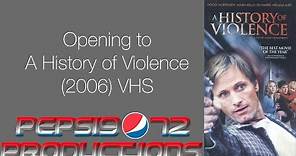 Opening to A History of Violence (2006) VHS