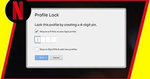 How to LOCK Netflix Profile with a PIN