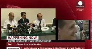Schumacher in coma: Press conference at Grenoble hospital (recorded live feed)
